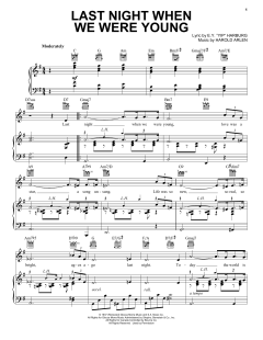 Last Night When We Were Young von Frank Sinatra (Download) 