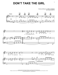 Don't Take The Girl von Tim McGraw (Download) 