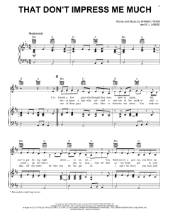 That Don't Impress Me Much von Shania Twain (Download) 
