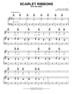 Scarlet Ribbons (For Her Hair) von Jack Segal (Download) 