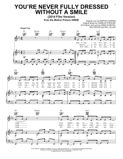You're Never Fully Dressed Without A Smile von Charles Strouse (Download) 