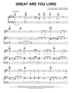 Great Are You Lord von David Leonard (Download) 