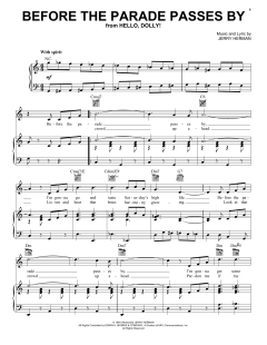 Before The Parade Passes By von Jerry Herman (Download) 