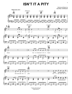 Isn't It A Pity von George Harrison (Download) 