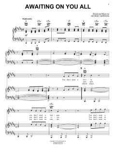 Awaiting On You All von George Harrison (Download) 
