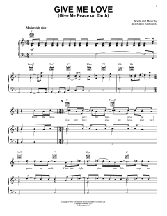 Give Me Love (Give Me Peace On Earth) von George Harrison (Download) 