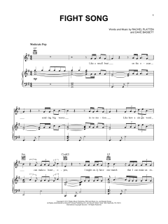 Fight Song von Rachel Platten (Download) 