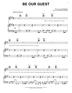 Be Our Guest von Alan Menken (Download) 