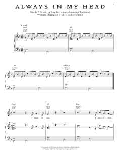 Always In My Head von Coldplay (Download) 