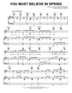 You Must Believe In Spring von Alan Bergman (Download) 