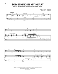 Something In My Heart von Franz Waxman (Download) 