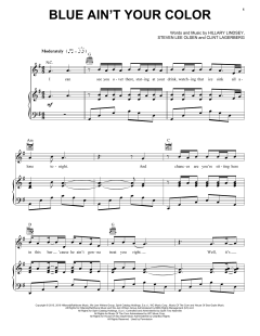 Blue Ain't Your Color von Keith Urban (Download) 