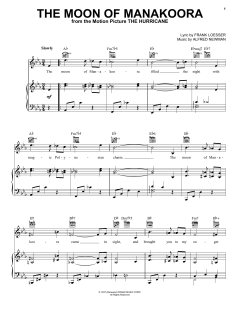 The Moon Of Manakoora von Alfred Newman (Download) 
