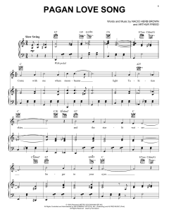 Pagan Love Song von Nacio Herb Brown (Download) 