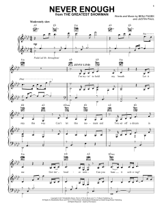 Never Enough von Benj Pasek (Download) 