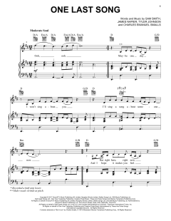 One Last Song von Sam Smith (Download) 