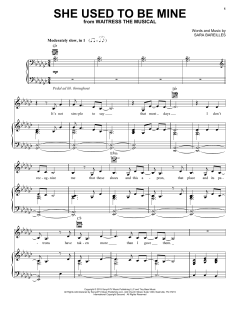 She Used To Be Mine von Sara Bareilles (Download) 