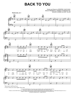 Back To You von Selena Gomez (Download) 