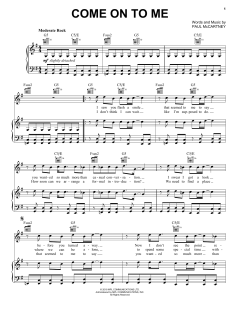 Come On To Me von Paul McCartney (Download) 