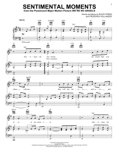 Sentimental Moments von Ralph Freed (Download) 