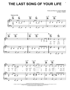 The Last Song Of Your Life von Billy Mann (Download) 
