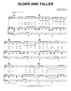 Older And Taller von Regina Spektor (Download) 
