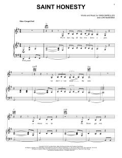 Saint Honesty von Sara Bareilles (Download) 