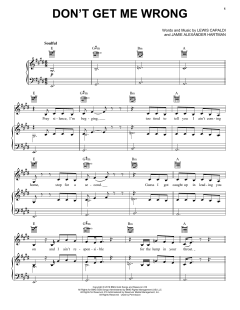 Don't Get Me Wrong von Lewis Capaldi (Download) 