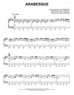 Arabesque von Coldplay (Download) 