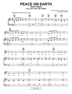 Peace On Earth (Silent Night) von Peggy Lee (Download) 