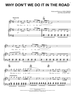 Why Don't We Do It In The Road von The Beatles (Download) 