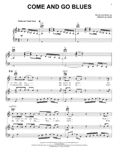 Come And Go Blues von The Allman Brothers Band (Download) 