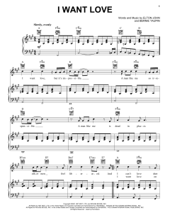 I Want Love von Elton John (Download) 