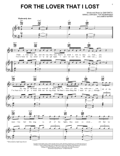 For The Lover That I Lost von Sam Smith (Download) 