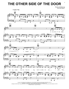 The Other Side Of The Door (Taylor's Version) von Taylor Swift (Download) 