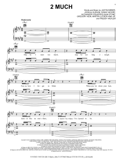 2 Much von Justin Bieber (Download) 