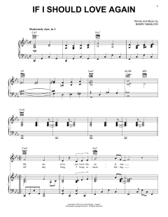If I Should Love Again von Barry Manilow (Download) 