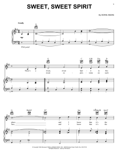 Sweet, Sweet Spirit (Download) 