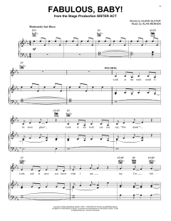 Fabulous, Baby! von Glenn Slater (Download) 