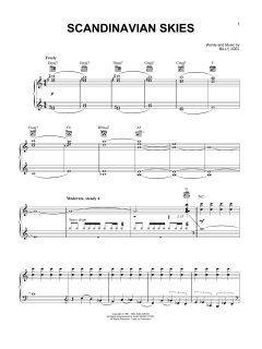 Scandinavian Skies von Billy Joel (Download) 