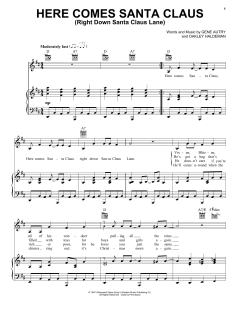 Here Comes Santa Claus (Right Down Santa Claus Lane) von Elvis Presley (Download) 
