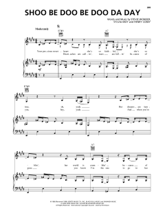 Shoo Be Doo Be Doo Da Day von Stevie Wonder (Download) 
