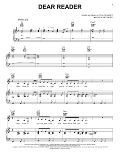 Dear Reader von Taylor Swift (Download) 