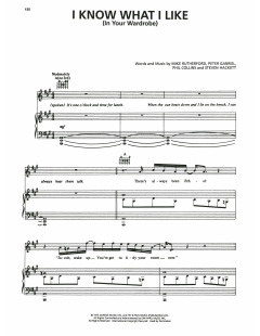 I Know What I Like (In Your Wardrobe) von Genesis (Download) 