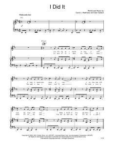 I Did It von Dave Matthews Band (Download) 