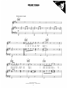 Dear Yoko von John Lennon (Download) 