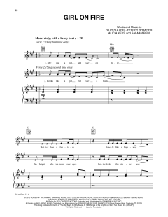 Girl On Fire von Alicia Keys (Download) 