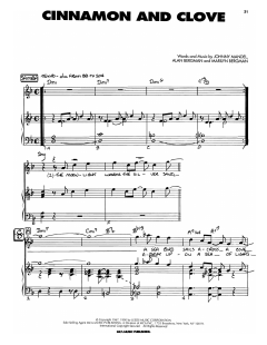 Cinnamon And Clove von Johnny Mandel (Download) 