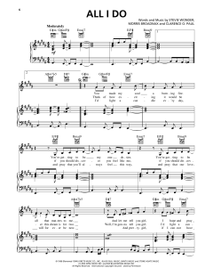 All I Do von Stevie Wonder (Download) 