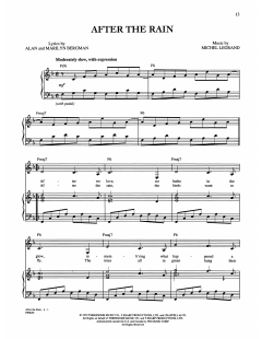 After The Rain von Alan Bergman (Download) 